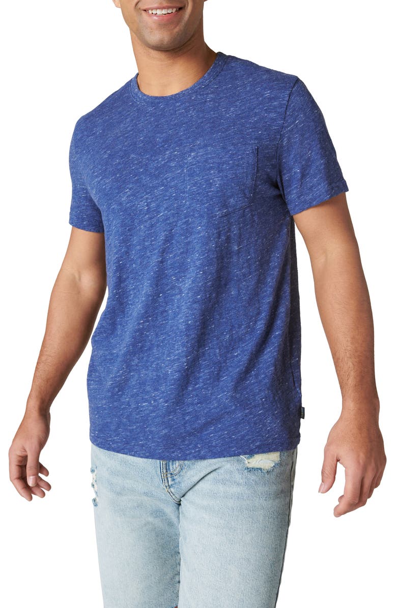 Lucky Brand Cotton Blend Pocket T-Shirt, Main, color, Blue Depths