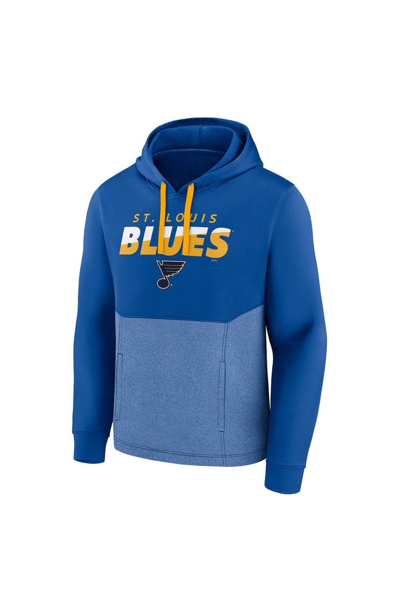 FANATICS Men's Fanatics Branded Blue St. Louis Blues Slash Attack Pullover Hoodie, Alternate, color,