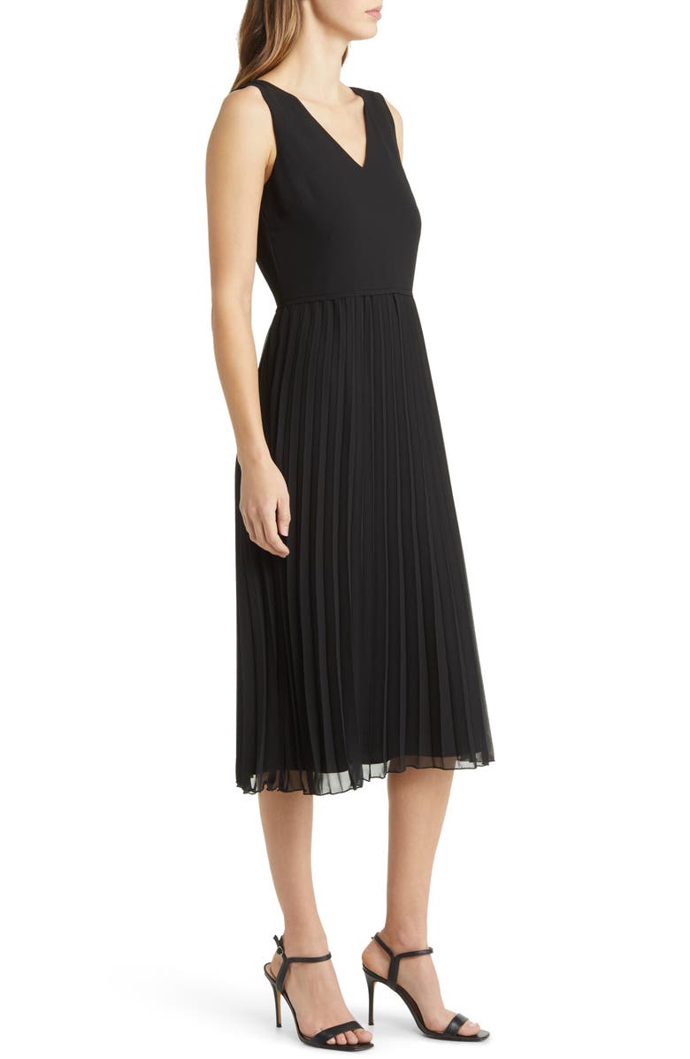Sam Edelman Pleated Skirt Sleeveless Dress, Alternate, color, 