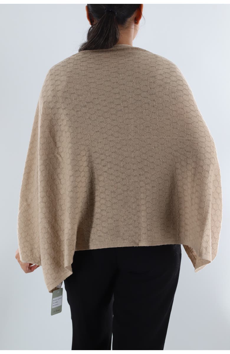 La Fiorentina Knit Coccoon Wrap, Alternate, color, Oatmeal
