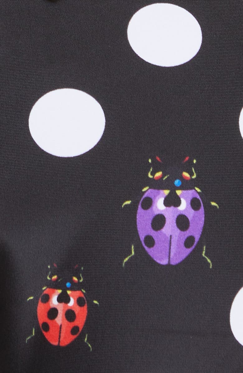 Versace x Dua Lipa Butterfly Print Triangle Bikini Bottoms, Alternate, color,