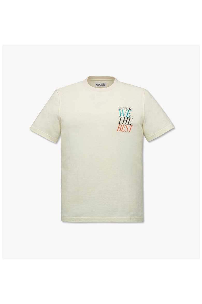 x We The Best Flamingo T-Shirt, Main, color, Off White