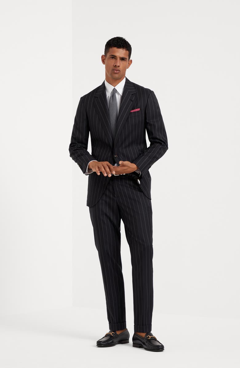 Brunello Cucinelli Formal fit trousers, Alternate, color, 