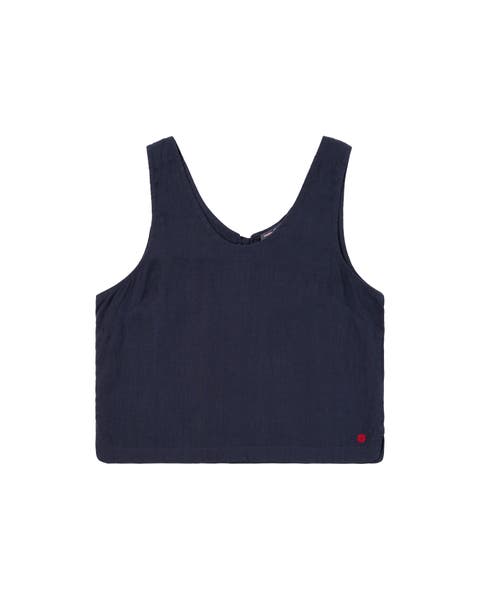 Safari Linen Top Womens