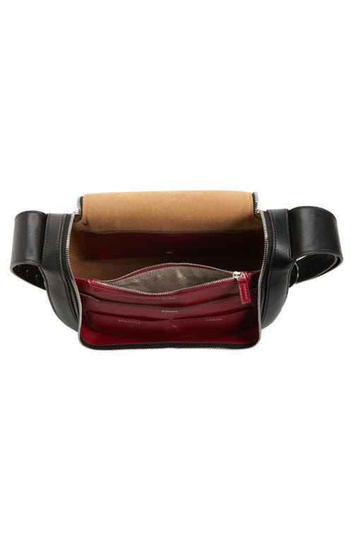 Shop Anya Hindmarch Vere Studded Leather Shoulder Bag In Black