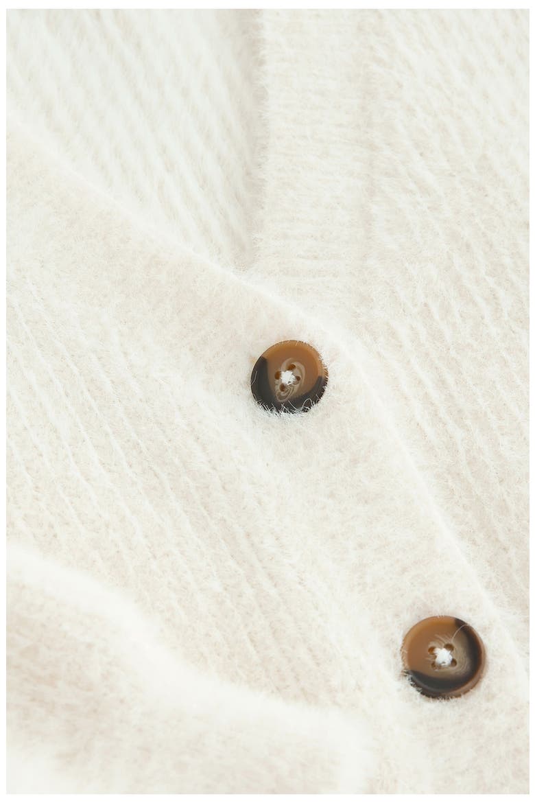 Kids' Eyelash Knit Cardigan, Alternate, color, WHITE