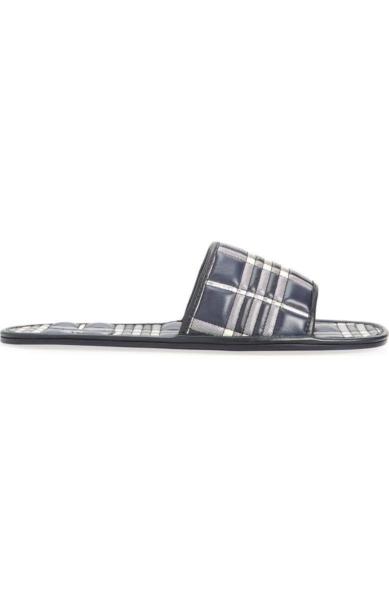 Burberry Quilted Check Slide Sandal, Alternate, color,