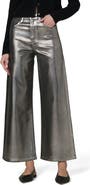 Joe's The Mia Coated Wide Leg Jeans