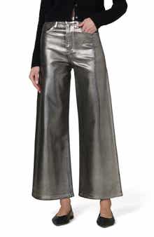 The Mia Coated Wide Leg Jeans