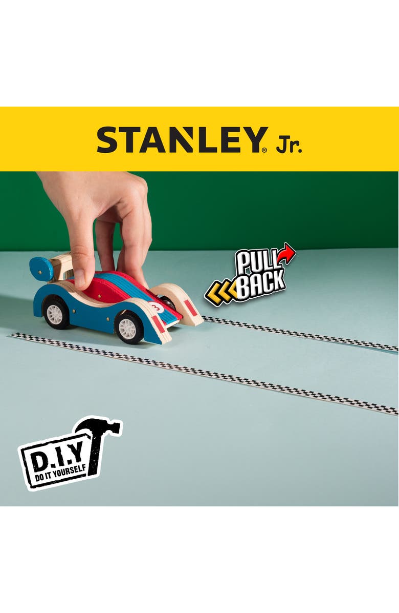 Stanley Jr . Pull-Back Race Car Kit, Alternate, color, Multi Color