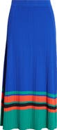 Wales Bonner Island Rib Knit Midi Skirt