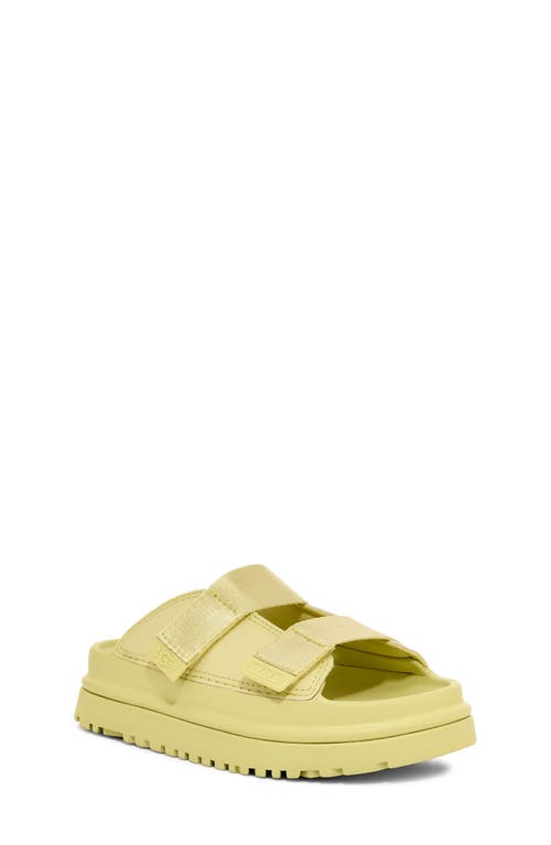 Ugg(r) Kids' Goldenglow Slide Sandal In Golden Apple