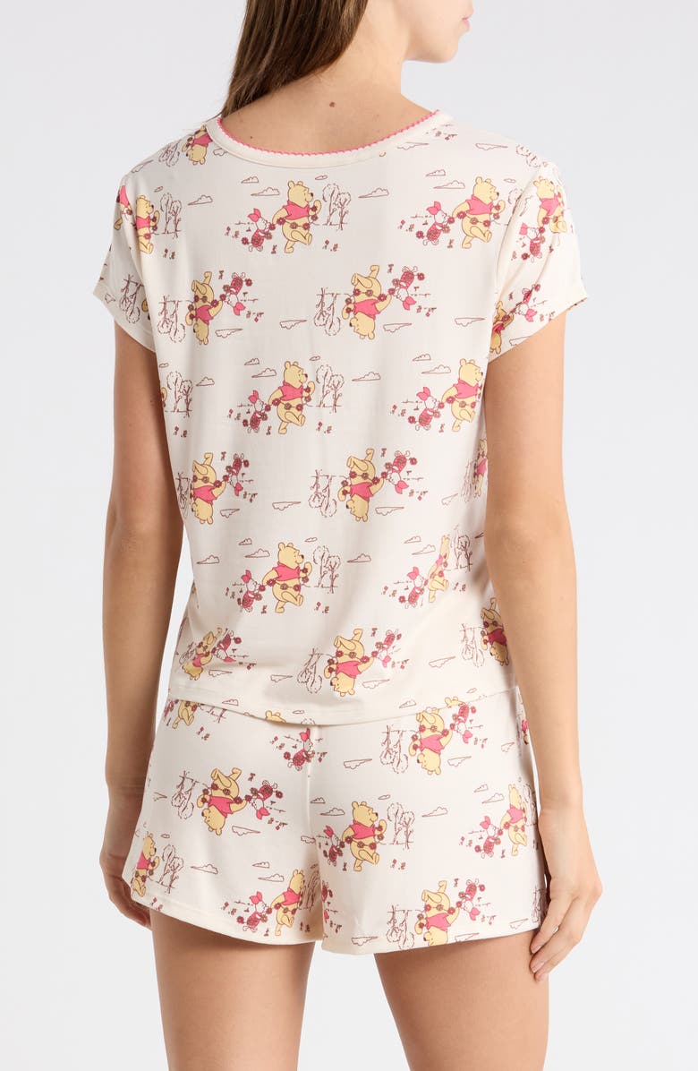 Winnie the Pooh Pooh & Piglet Short Pajamas, Alternate, color, Ivory/ Print