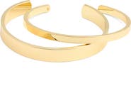 Nordstrom Set of 2 Polished Cuff Bracelets