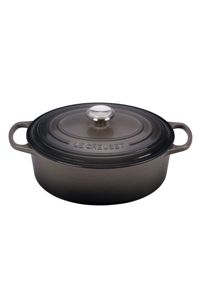 Le Creuset Signature 5 Quart Oval Enamel Cast Iron French/Dutch Oven, Main, color,
