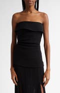 Proenza Schouler Felicity Strapless Double Crepe Top