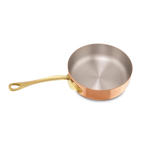 Mauviel M'150s 3 Quart Saute Pan With Cast Bronze Handle In Brown