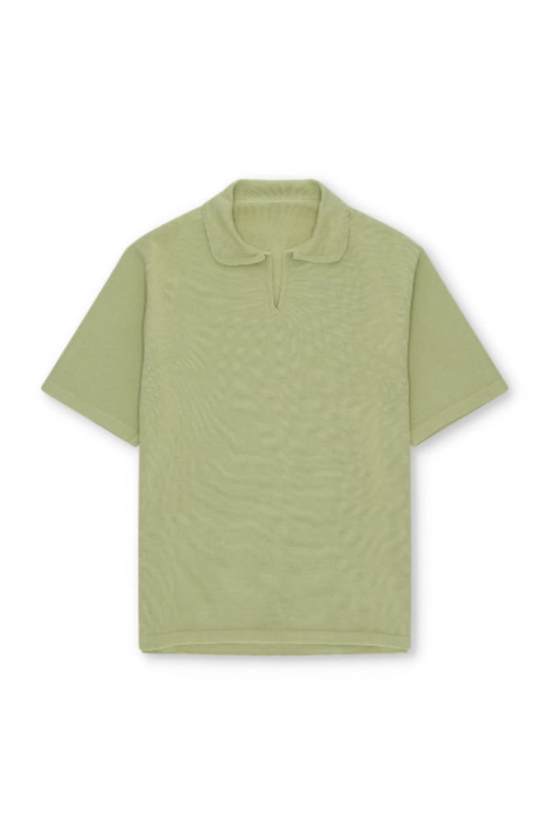 Fortela Andy Cotton Knit Polo, Main, color, Kiwi