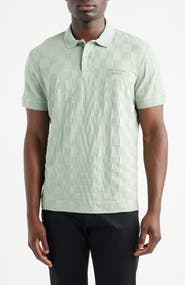 BOSS Porsche Spirit 70 Logo Jacquard Polo
