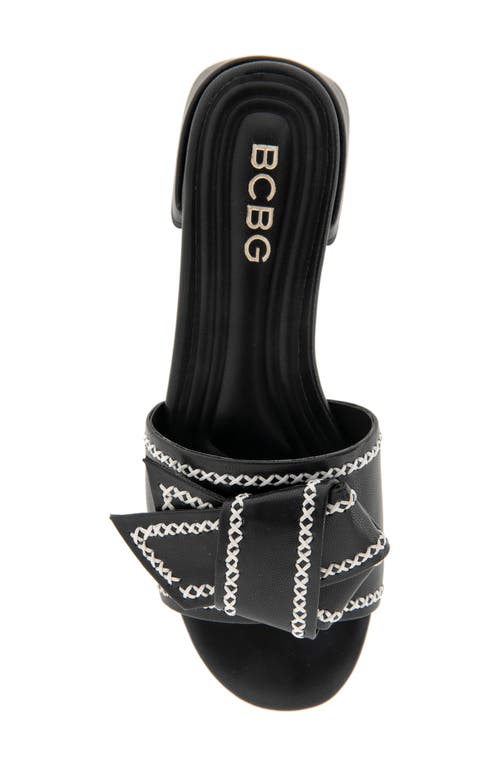 Bcbg Amora Slide Sandal In Black