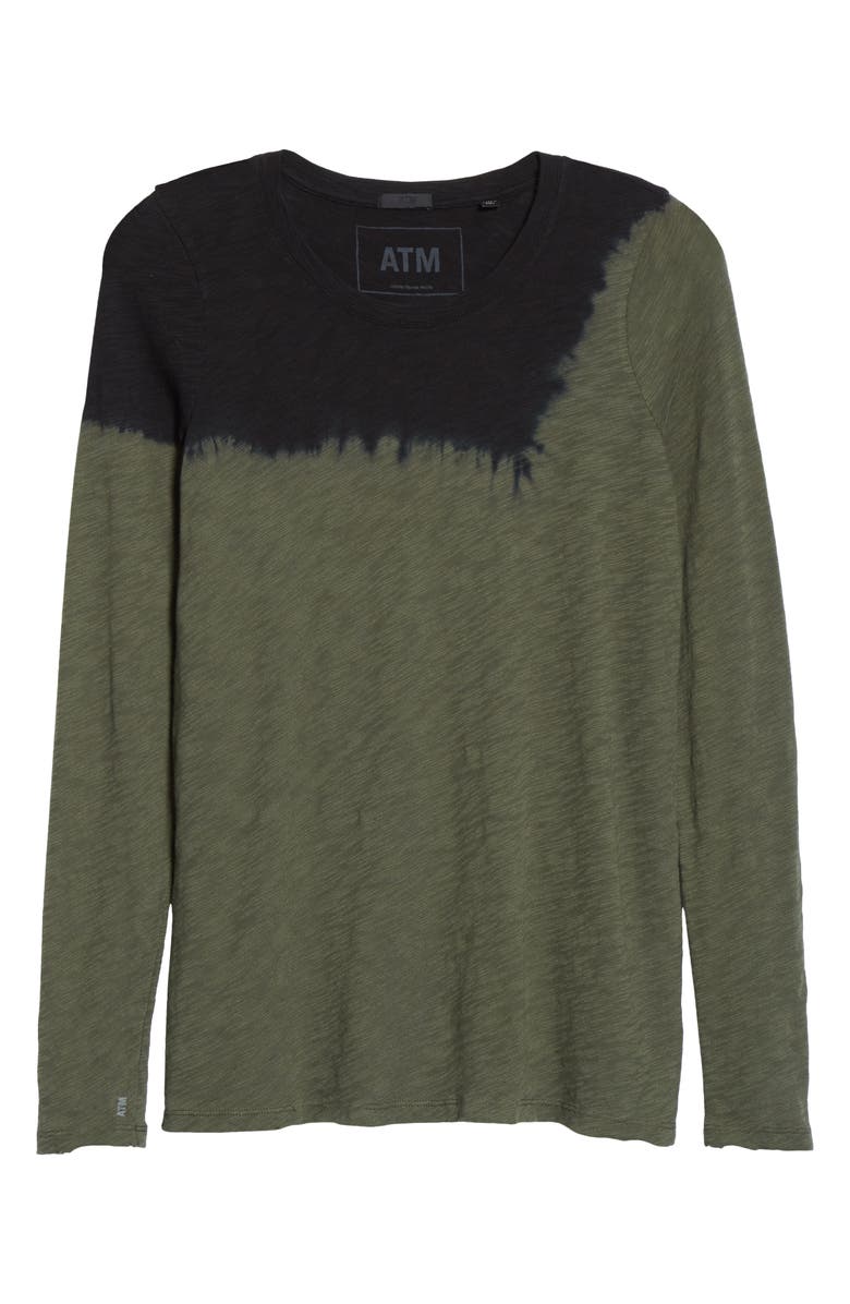 ATM Anthony Thomas Melillo Destroyed Wash Slub Jersey Tee, Alternate, color,