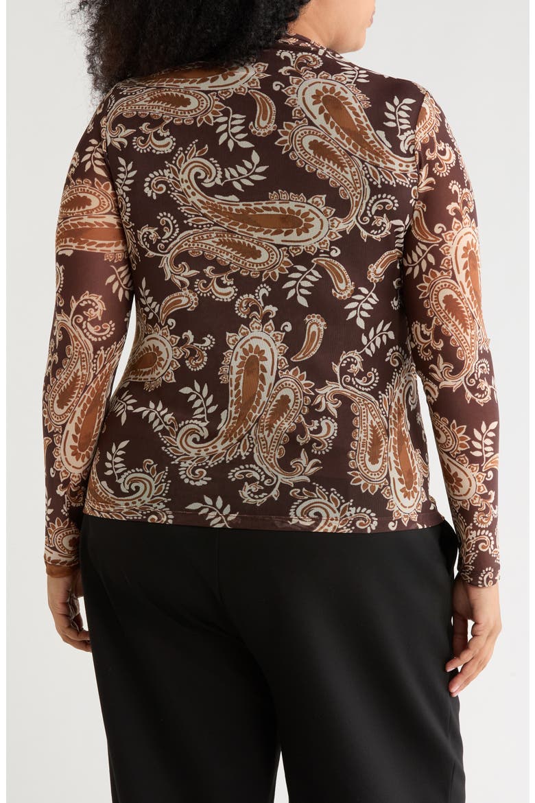 Live In Printed Mesh Tee, Alternate, color, BOHEMIAN PAISLEY