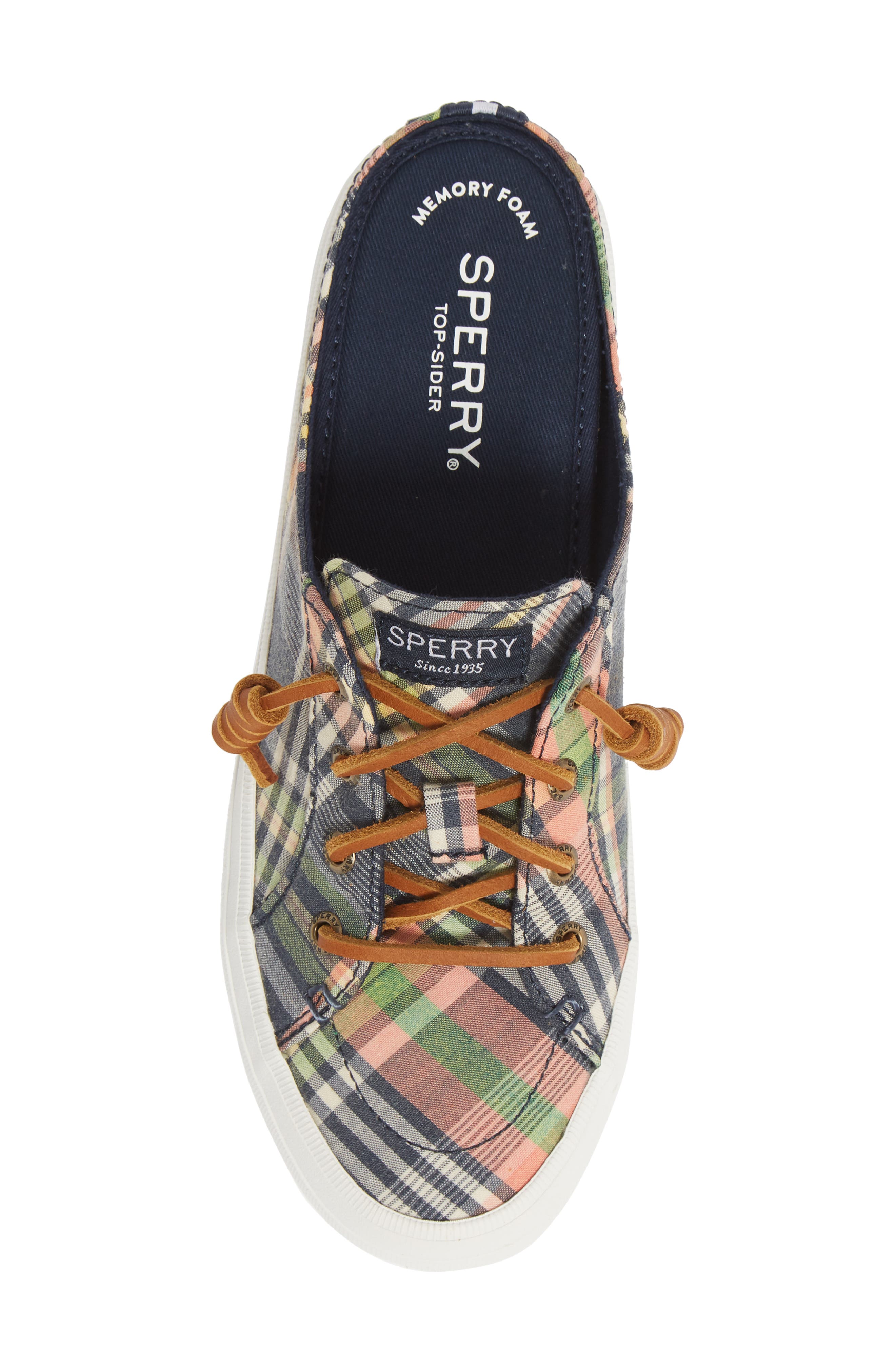 Crest Vibe Mule, Alternate, color, KICK BACK PLAID TEXTILE
