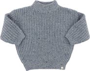 oh baby! Speckle Knit Grandpa Knitted Pullover