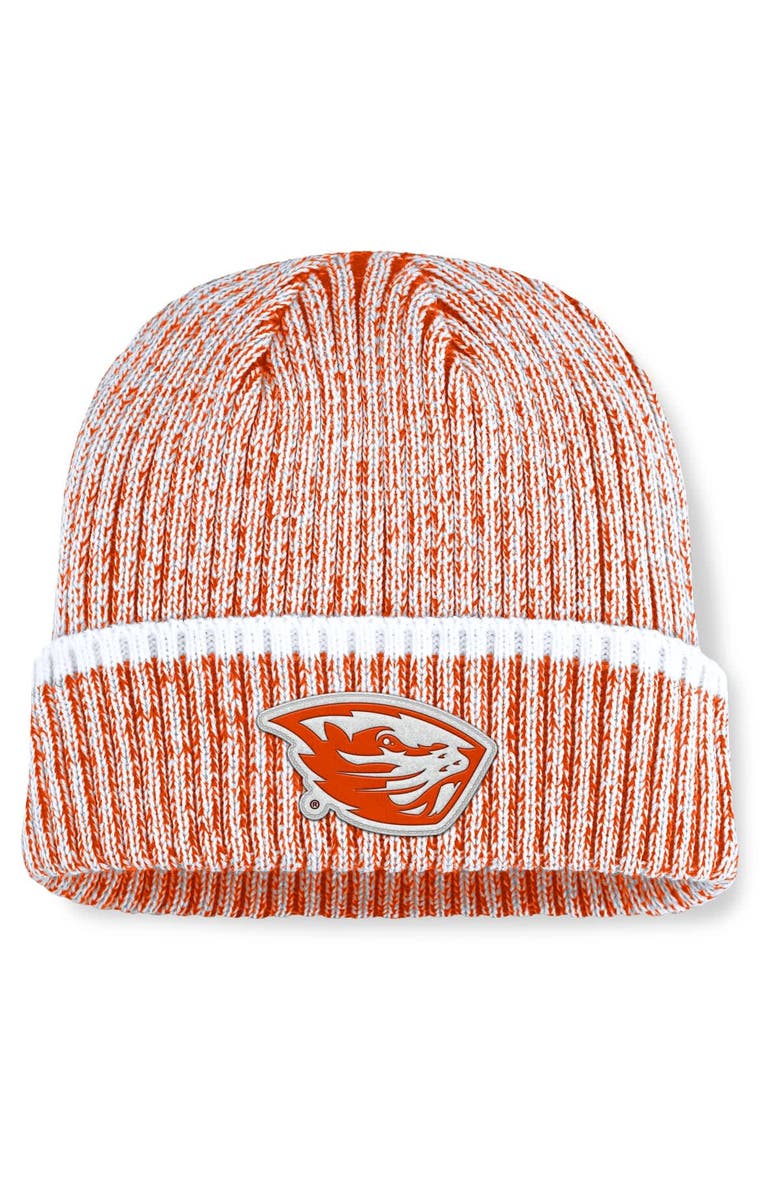 FANATICS Men's Fanatics  Orange/White Oregon State Beavers Haze Cuffed Knit Hat, Main, color, Orange