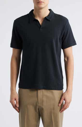 MERZ B SCHWANEN Johnny Collar Linen & Organic Cotton Polo