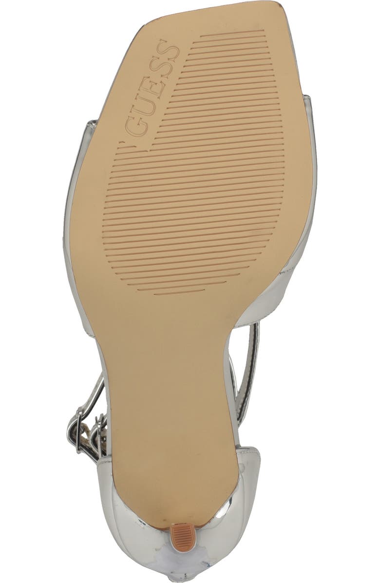 GUESS Sella Sandal, Alternate, color, Silver