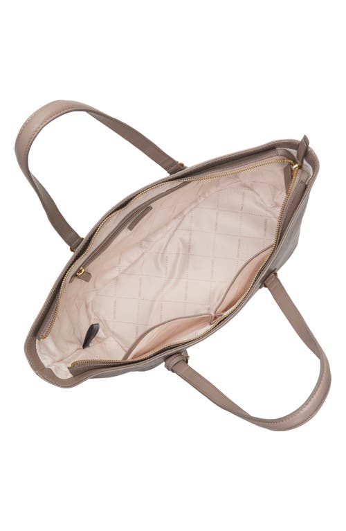 Vince Camuto Noemi Leather Tote In Brown