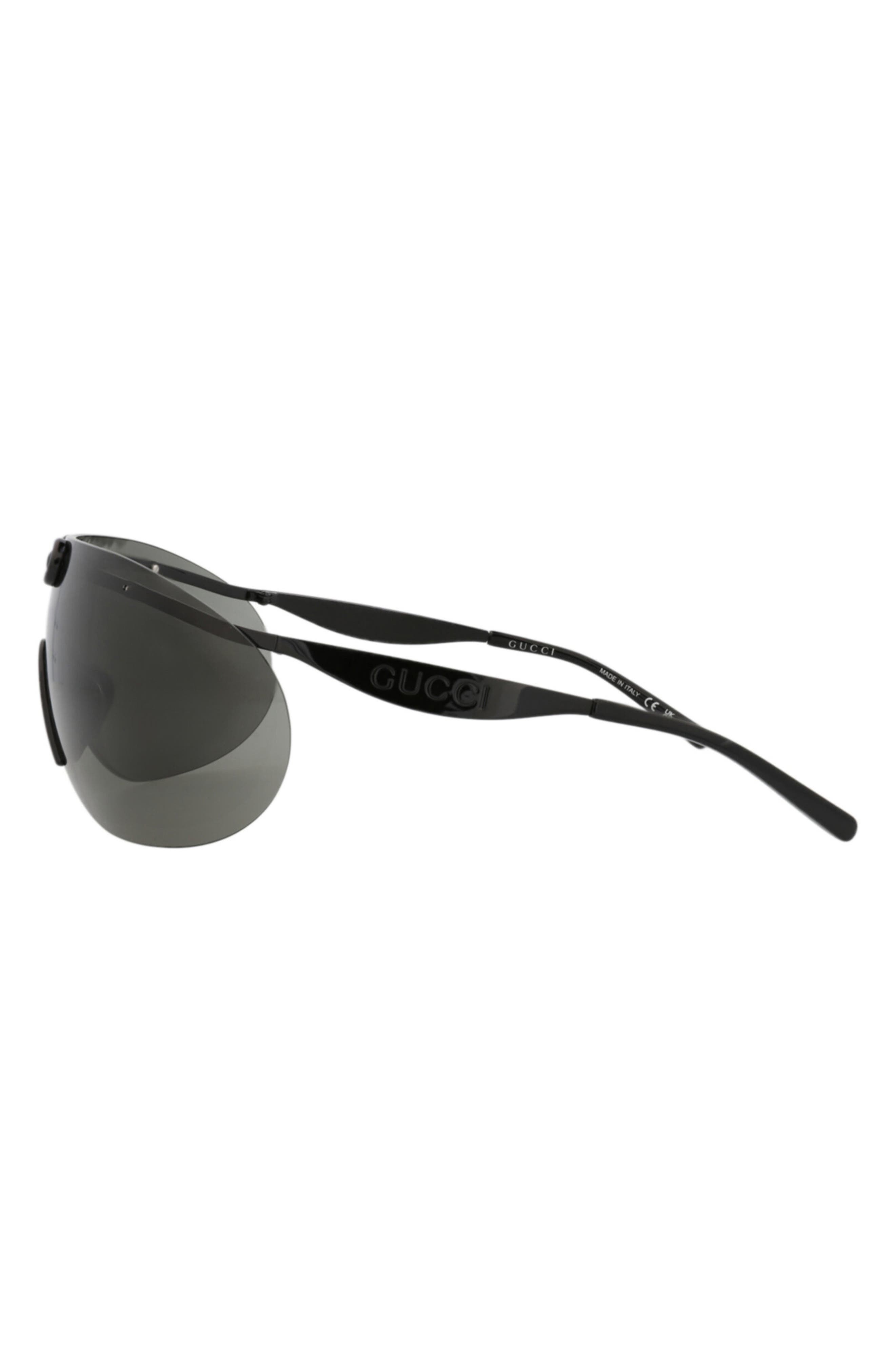 Gucci 99mm Oversize Shield Sunglasses (Men) | Nordstromrack