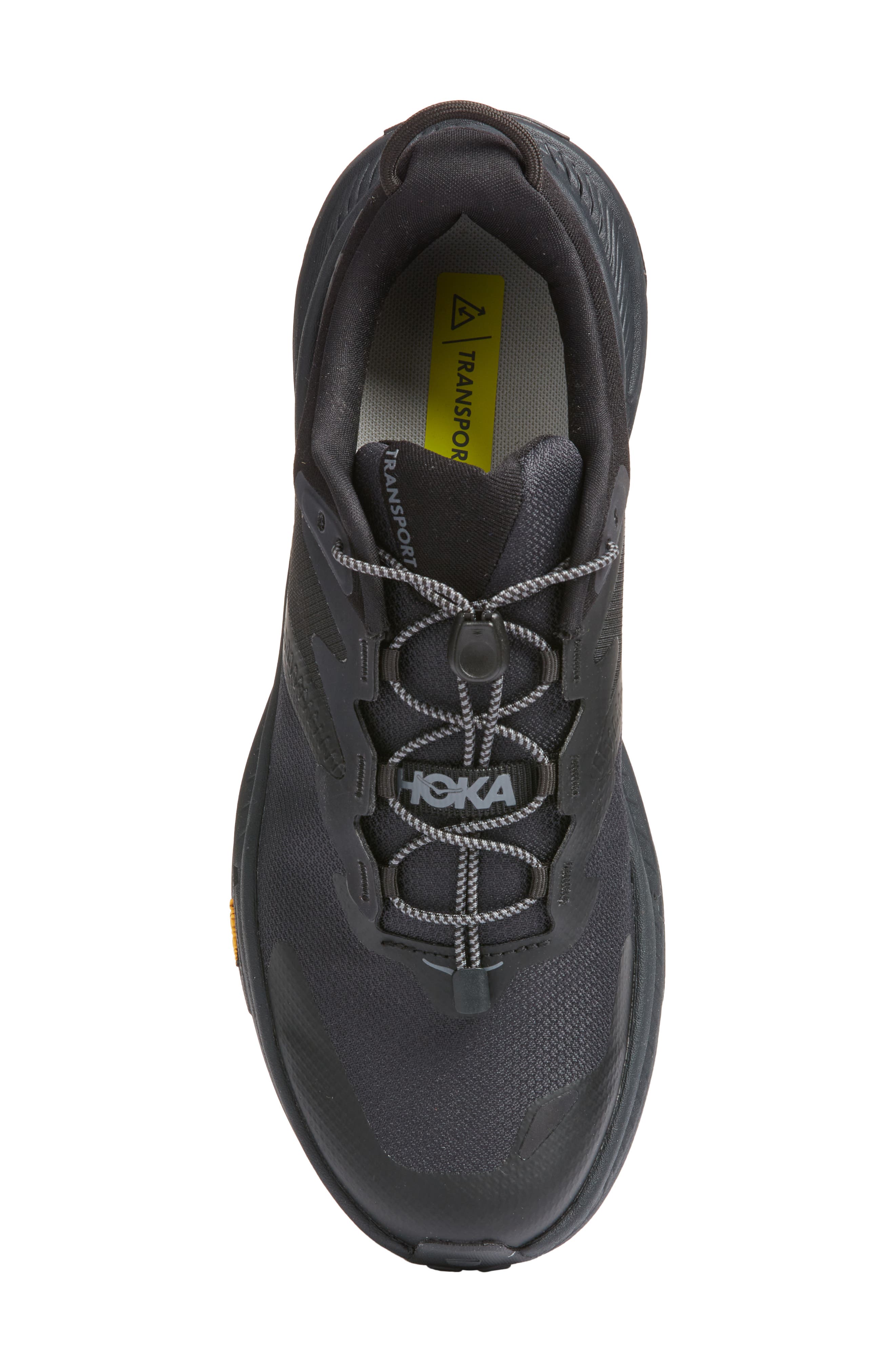 HOKA Transport Shoe, Alternate, color, Black / Black