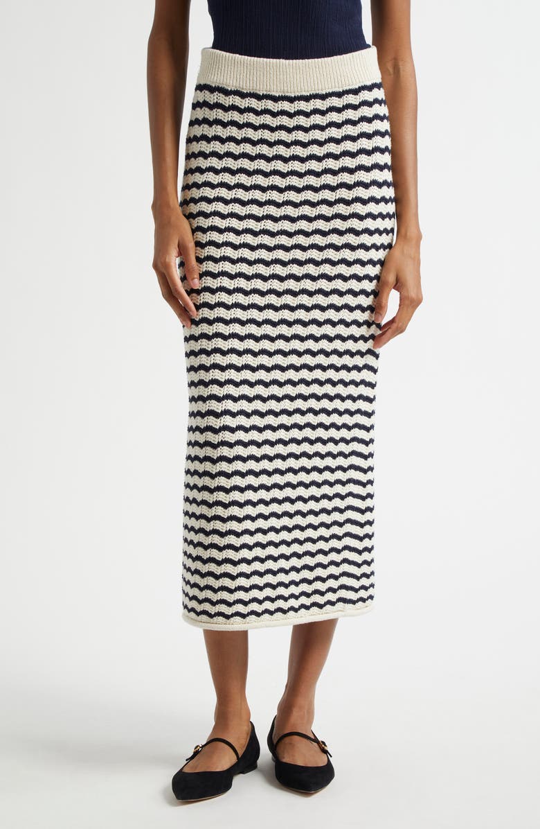 A.L.C. Alexis Knit Skirt, Main, color, Parchment