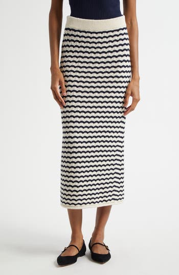 A.l.c . Alexis Knit Skirt In Sand