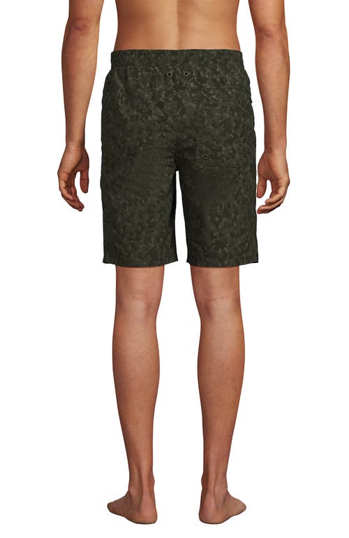 Lands' End 9" Volley Hydroliner Swim Trunks In Black
