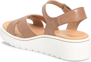 Katrina Ankle Strap Platform Wedge Sandal