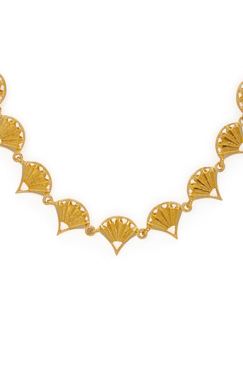 Dhwani Bansal Pankha Necklace, Alternate, color, Gold Plated