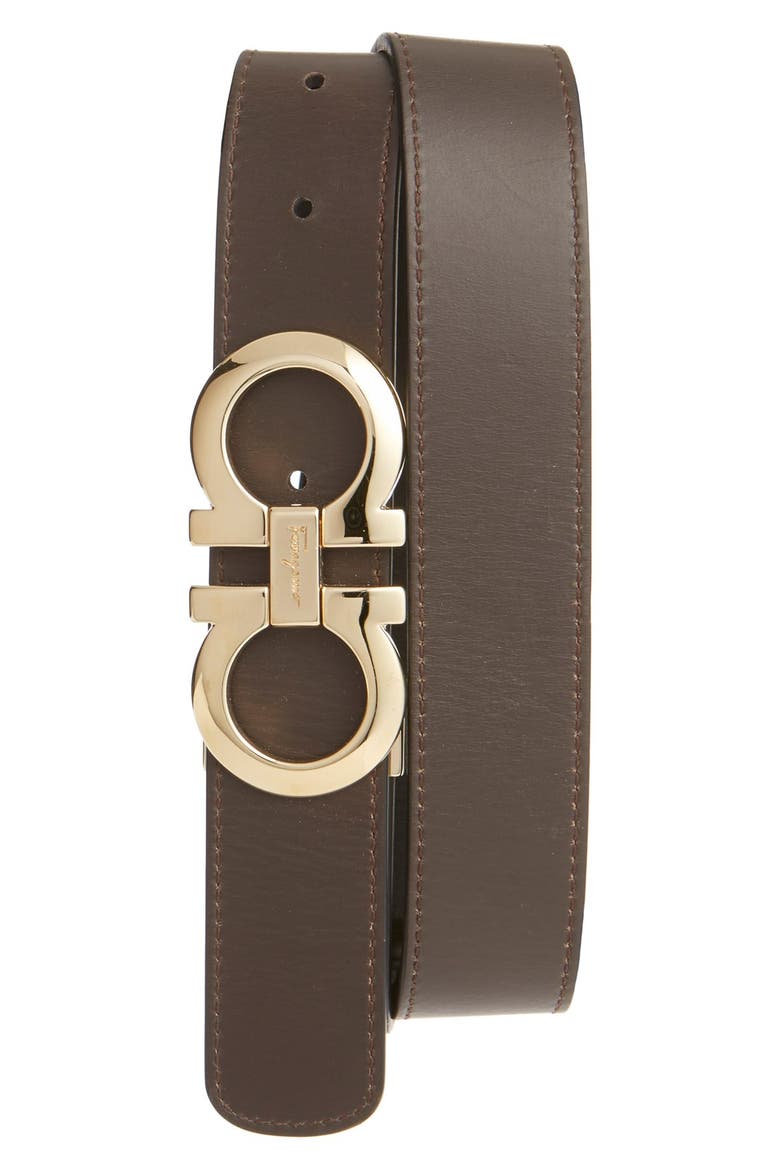 Reversible Leather Belt, Alternate, color, NERO