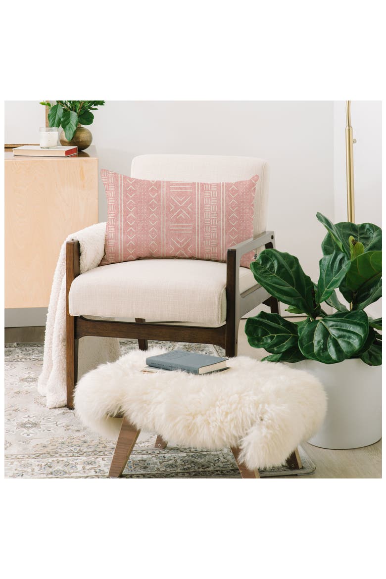 Little Arrow Design Co Pink Oblong Pillow, Alternate, color, MULTI