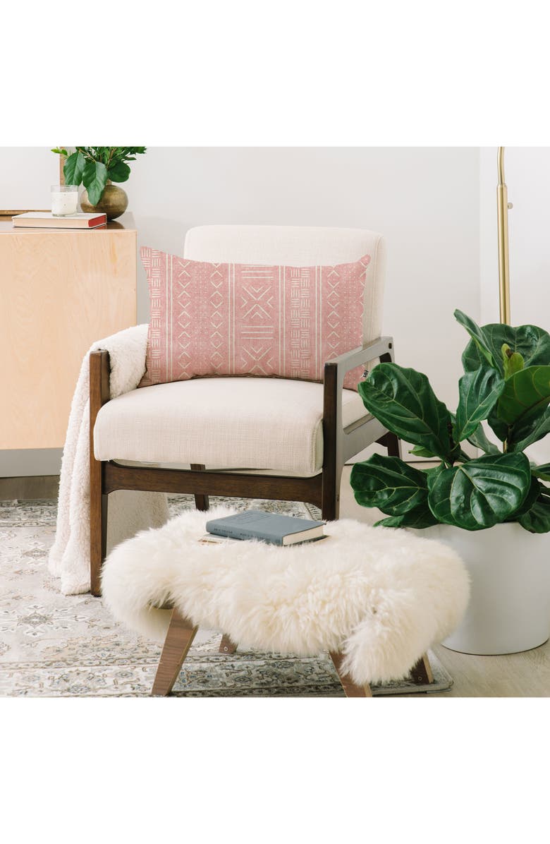 Deny Designs Little Arrow Design Co Pink Oblong Pillow, Alternate, color, Multi