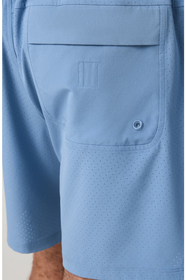 Kore Breathe Lined Performance Shorts, Alternate, color, ISLE BLUE