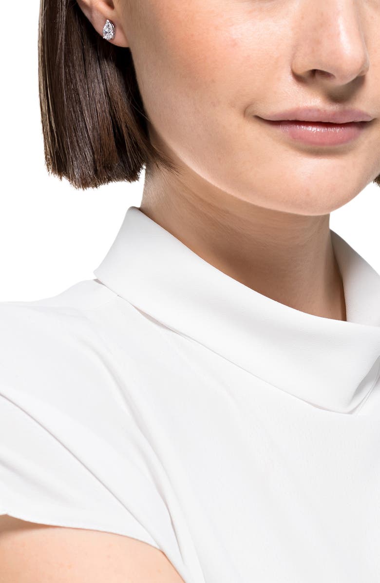 Swarovski Attract Pear Stud Earrings, Alternate, color, 