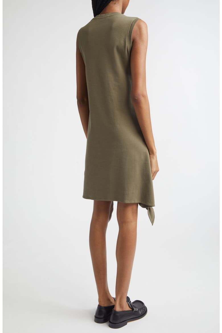 Hem Knot Tank Dress, Alternate, color, KHAKI