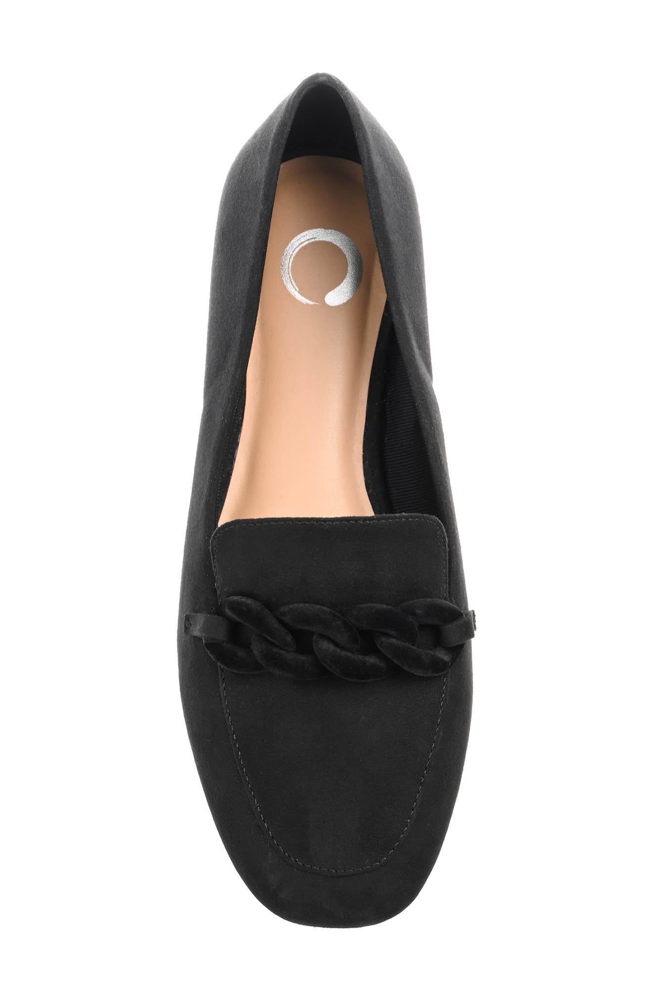 Journee Collection Cordell Rolo Link Loafer - Wide Width, Alternate, color, Black