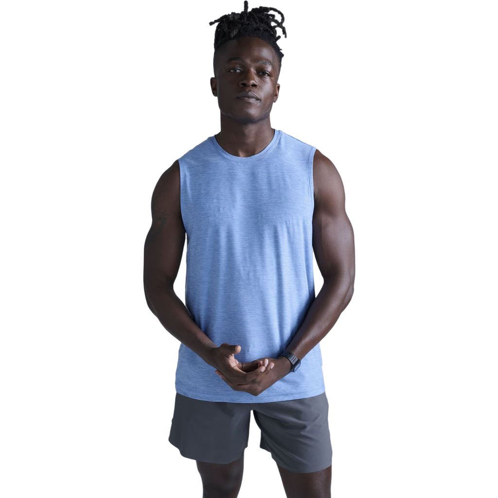 2xu Mens Signature Tank In Blue