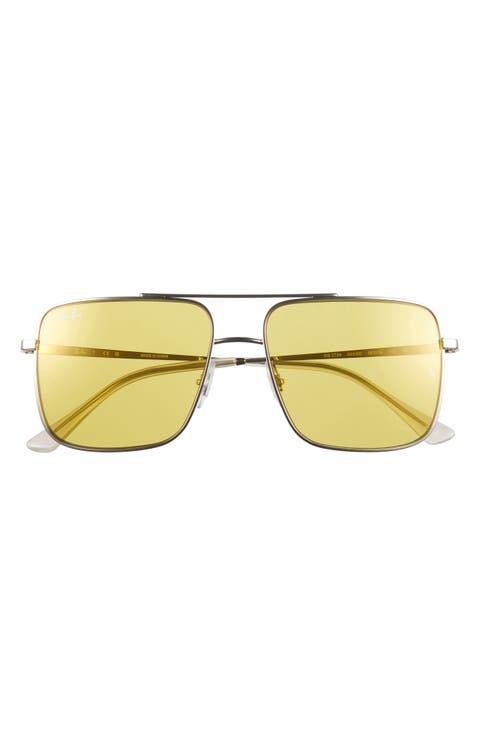 56mm Square Sunglasses