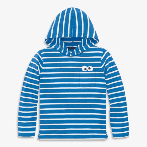 Kids Sesame Street Embroidered T-Shirt Hoodie (Toddler, Little Kid, Big Kid)