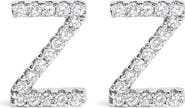 Haus of Brilliance 10K Gold 1/10 Cttw Diamond Initial "A" to "Z" Stud Earring